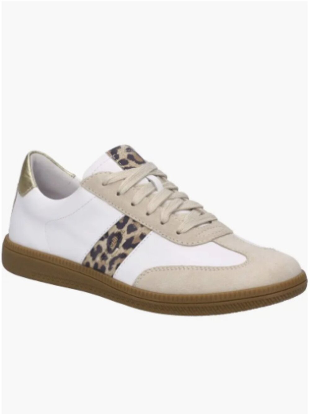 NWOT! Josef Seibel Joleen 03 Leather and Leopard Sneakers Size 38(7.5/8)